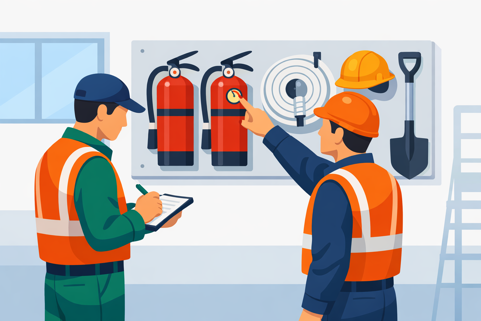 Verificarea periodică a panoului de intervenție — munca care decide ziua incendiului.